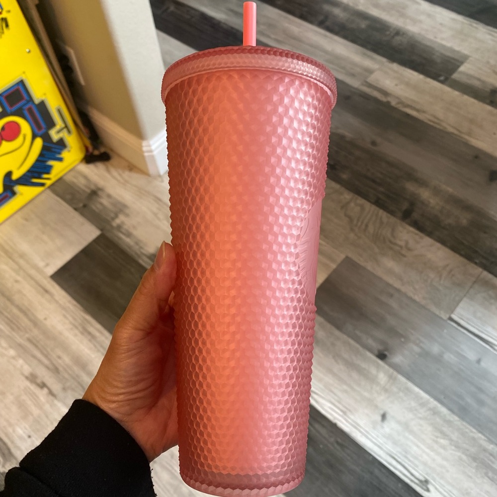 Starbucks 2022 Pink Studded Tumbler 24oz